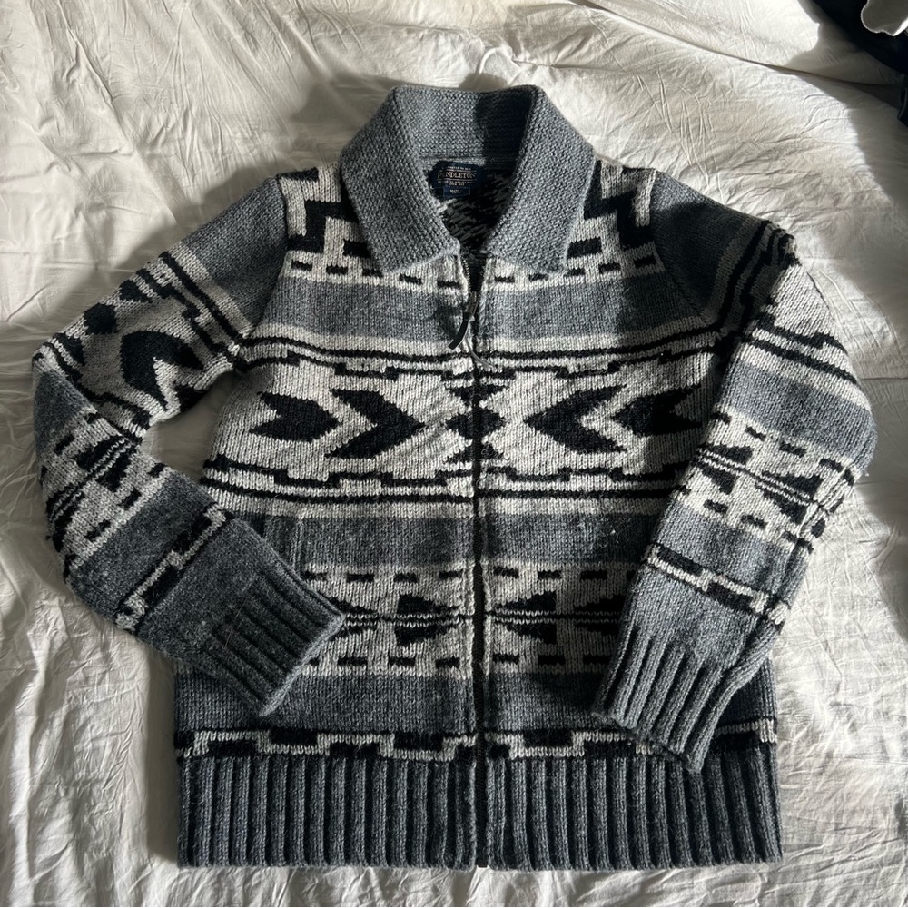Pendleton x Free People Wool Patterned Sweater